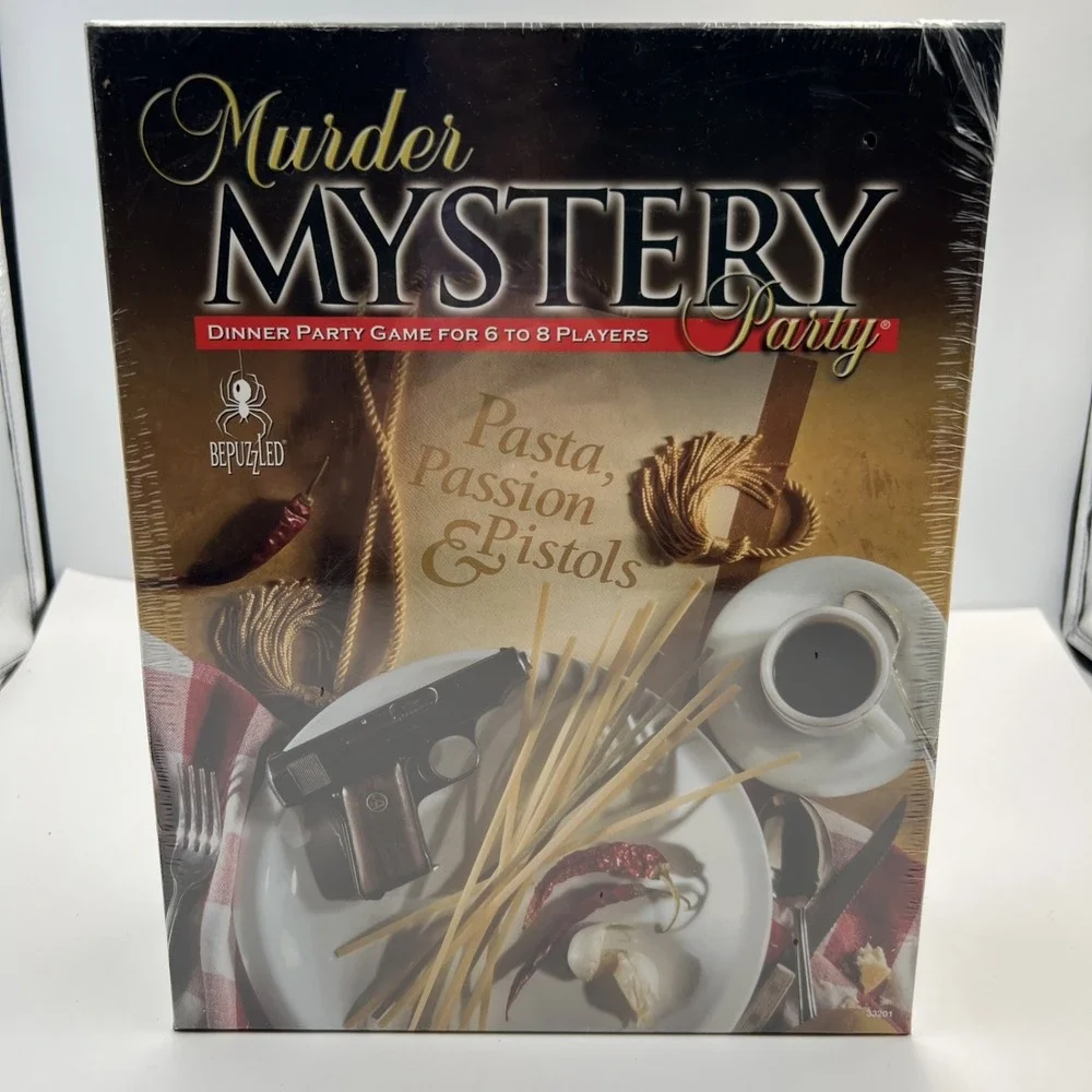 Murder Mystery Dinner Party Game‎ Pasta, Passion & Pistols *New*
